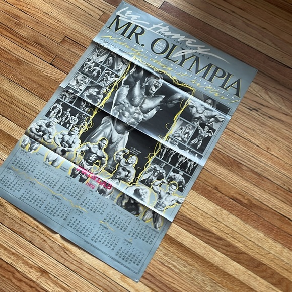 Vintage MuscleMag Calendar Poster / 1991 / Muscle Magazine - Picture 3 of 8